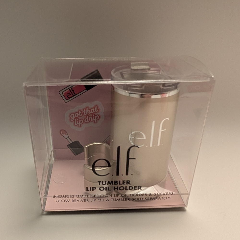 NIB elf x Stanley Lip Oil Holder Gold Honey Talks
